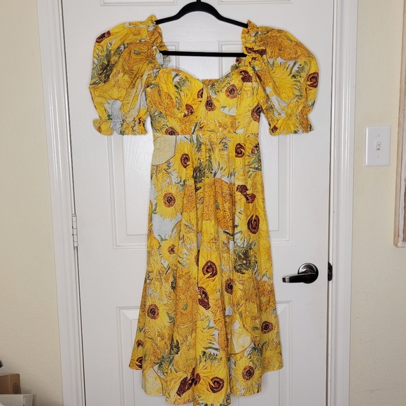 Selkie Dresses Selkie Sunflower Tea Rose Dress Poshmark